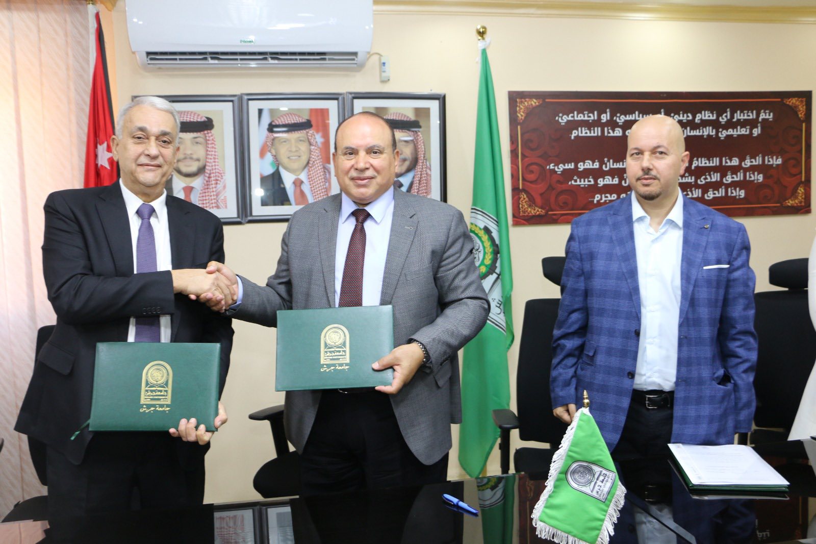 جامعة جرش توقّع اتفاقية تعاون مشتركة مع شركة الرجاء الدولية 