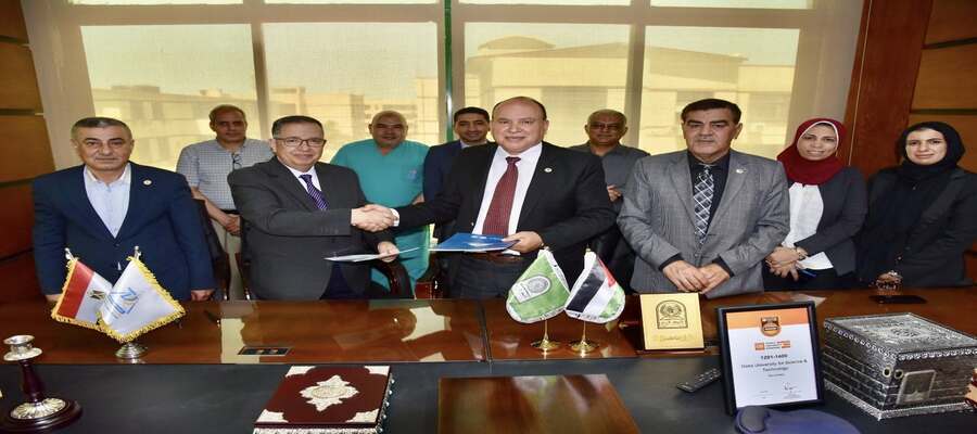 اتفاقية تعاون بين جامعتي جرش والدلتا المصرية تتيح المجال لخريجي جامعة جرش في تخصصي الصيدلة والعلاج الطبيعي للتدرب في مستشفيات جامعة الدلتا